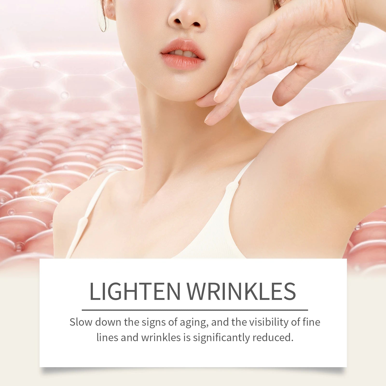 Firming Neck Cream Anti-Aging Smoothing Wrinkles Fine Lines Improves Crepey Skin Moisturizing Hyaluronic Acid Tightening Lotion Oasis Select