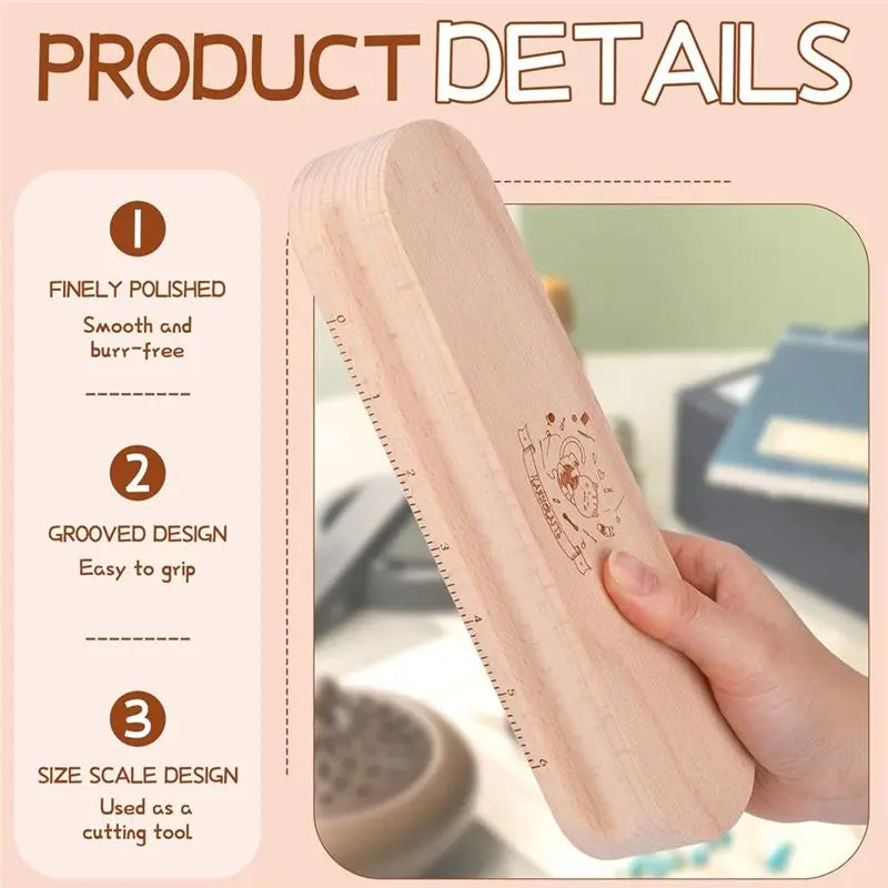 LIKE WISH Tailors Clapper Wooden Clappertailors Scissors For Quilting And Ironing Quilting Supplies Wrinkle-Resistant Sewing Too Oasis Select