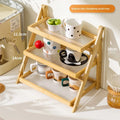Foldable Shelf Desktop Small Hand-brewed Coffee Corner Arranger Bar Table Coffee Cup Storage Display Rack Oasis Select Primary CH 40cm