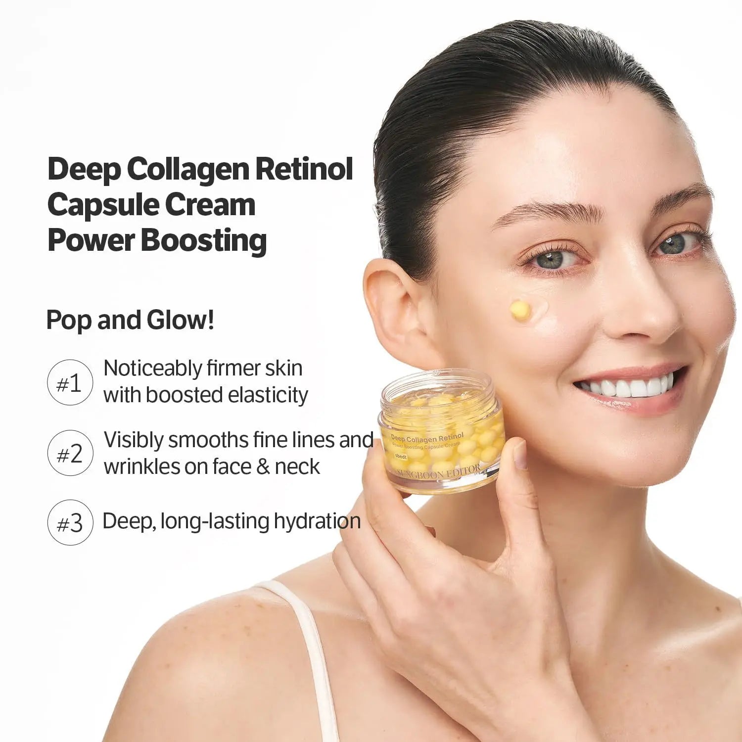 Korean Collagen Silk Peptide Serum | Retinol Brightening Ampoule