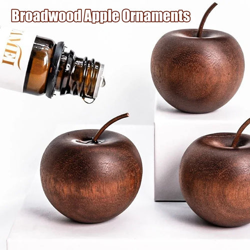 1/3 Set Of Wooden Apple Shaped Essential Oil Diffuser Fragrance Diffuser Suitable For Home Bathroom Car Decoration Oasis Select