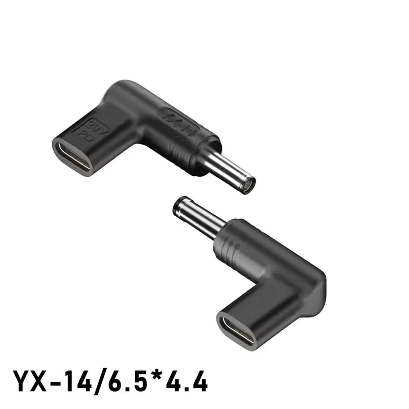 100W USB-C to DC Laptop Charger Adapter – HP Dell Asus Lenovo Laptop Charger Adapter Oasis Select 6.5-1.4mm