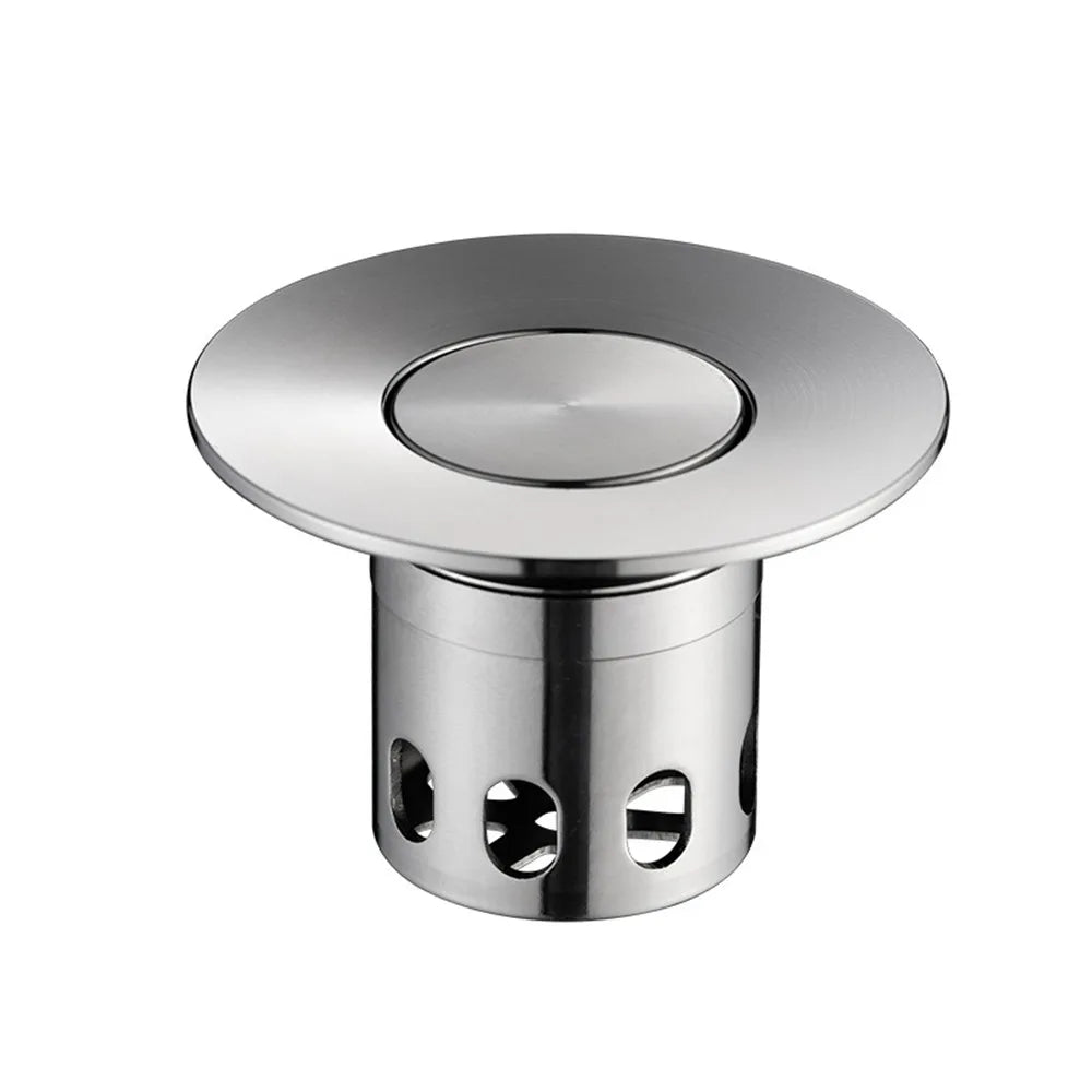 Useful Stainless Steel Sink Strainer Anti Clog Wash Basin Drain Filter Mesh Trap Floor Drain Hair Clean Up Waste Catcher Oasis Select Silver