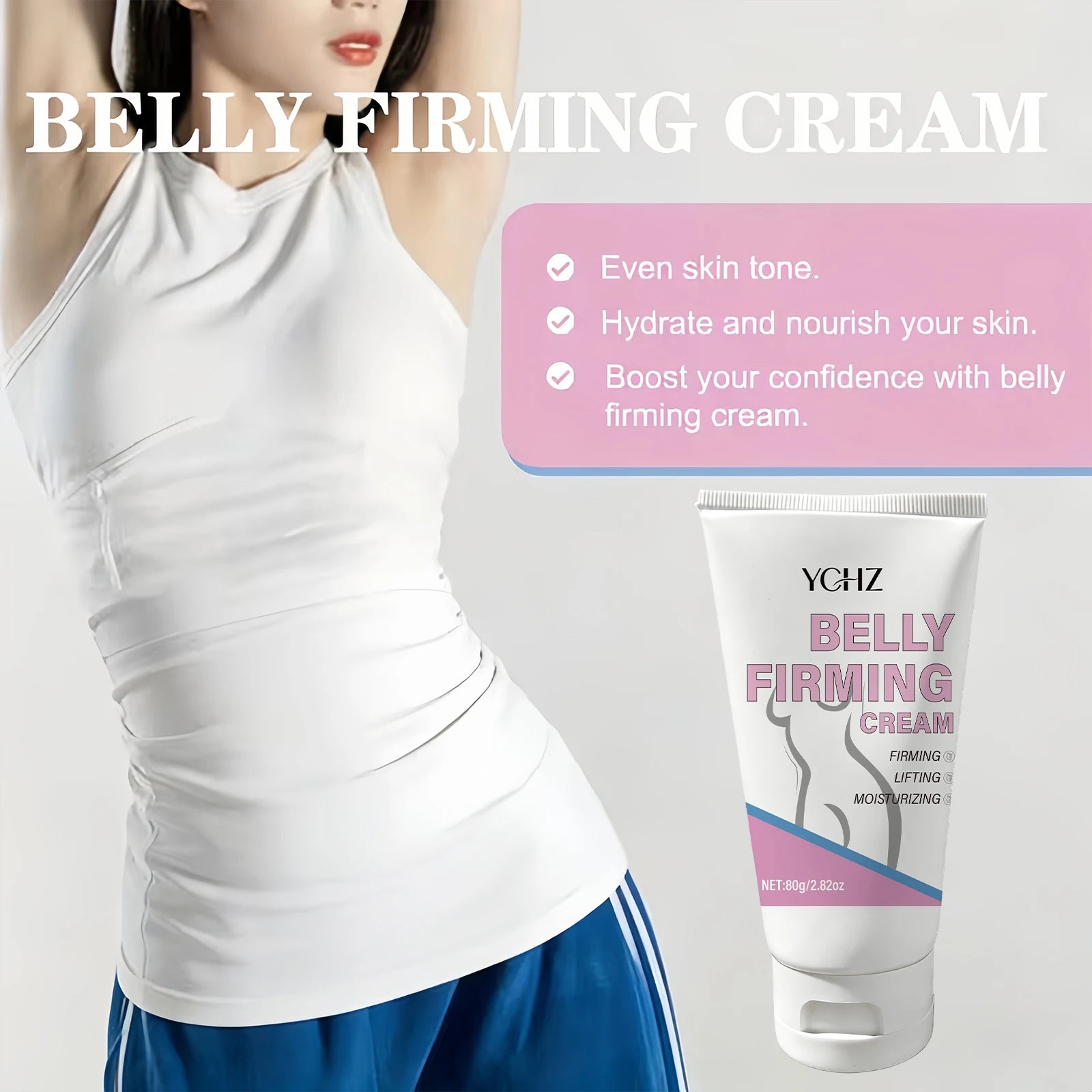 YCHZ Butt Lifting Firming Cream 80g – Unisex Body Moisturizer