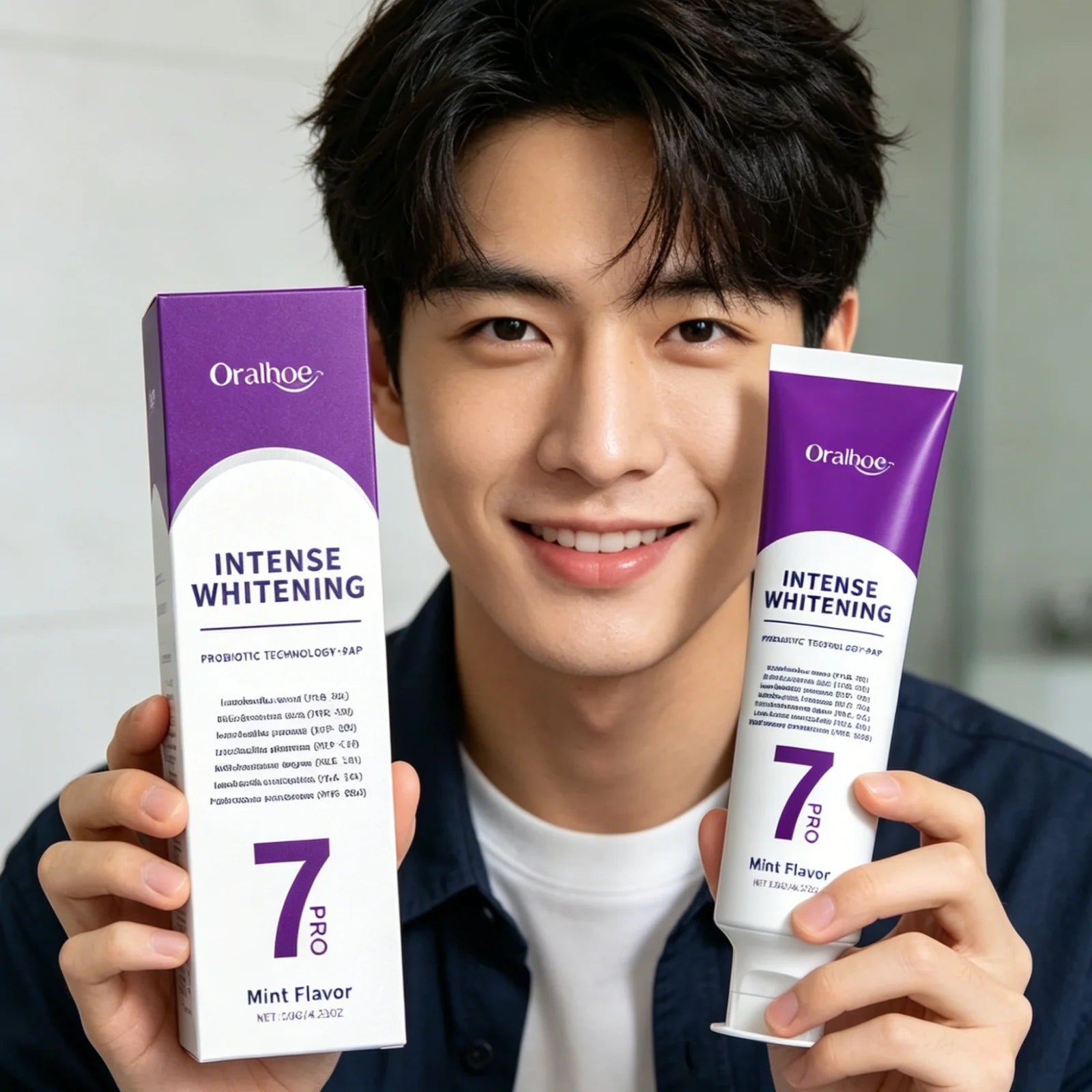 Oralhoe Probiotic Whitening Toothpaste – Deep Clean 120g