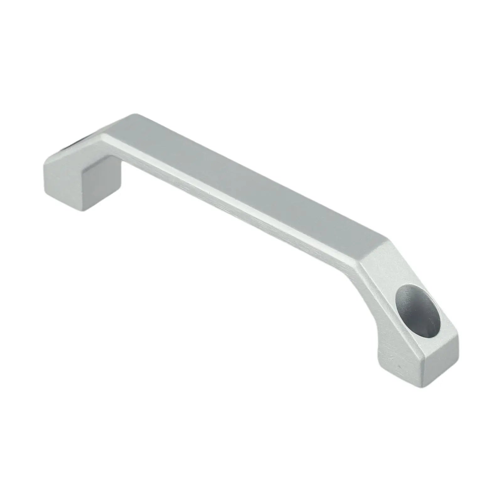 Door Handle Aluminum Alloy U-Shaped Handle Square Cabinet Door Handle Luggage Furniture Wardrobe For Window Oasis Select Silver 130mm