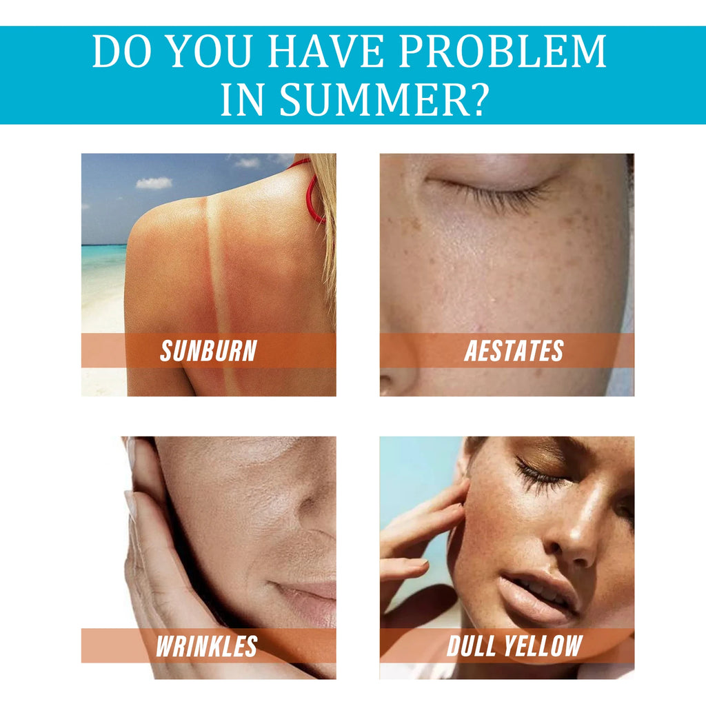 Body Sunscreen Cream Stick Spf50 Antioxidant Prevent Sunburn Moisturizing Skin Sweatproof Brightening Resist UV Rays Serum Stick Oasis Select