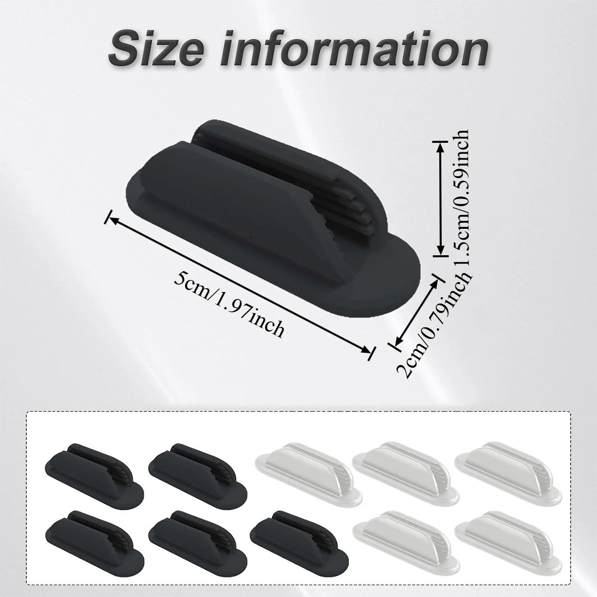 2/4 PCS Adhesive Silicone Pen Holder Desk & Wall No-Drill Flexible Pencil Fixator Space-Saving Organizer, Home Office Classroom Oasis Select