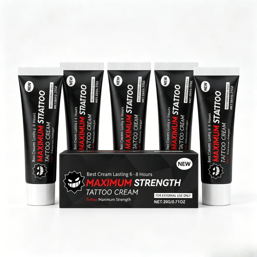 Aloe Vera Infused Tattoo Repair Cream Relieves Post Tattoo Skin Discomfort Deeply Moisturizes And Prevents Color Loss Oasis Select 5PCS 20g