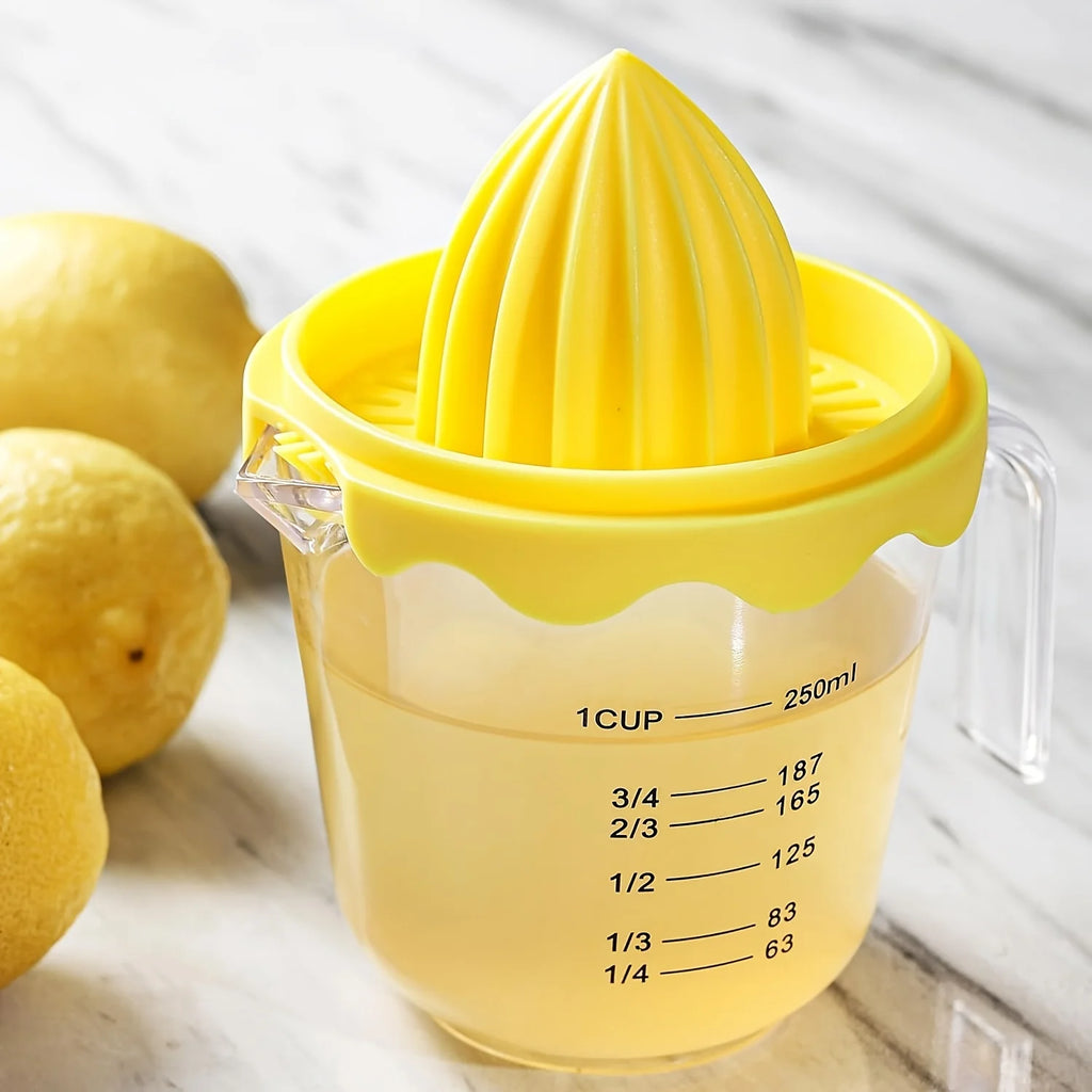 Manual Juicer, Fruit Hand Squeeze Juicer for Fruits Such As Lemons/citrus, Small Portable Juicer for Home Kitchen Trips Oasis Select YELLOW