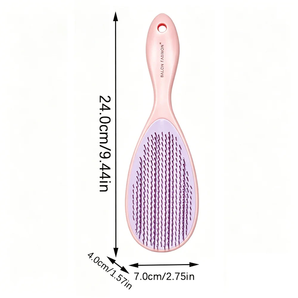 3-Color Comb For Combing Anti-Static Scalp Massage Comb Suitable For Both Dry And Wet Hair Anti-Tangle Styling Comb Oasis Select