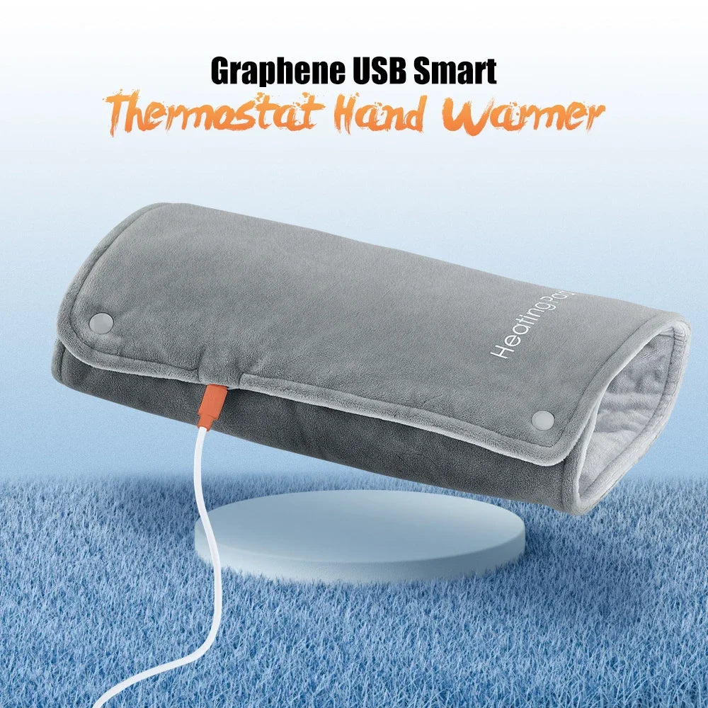 AFDEAL Graphene USB Hand Warmer Electric Heating Pad – 50°C