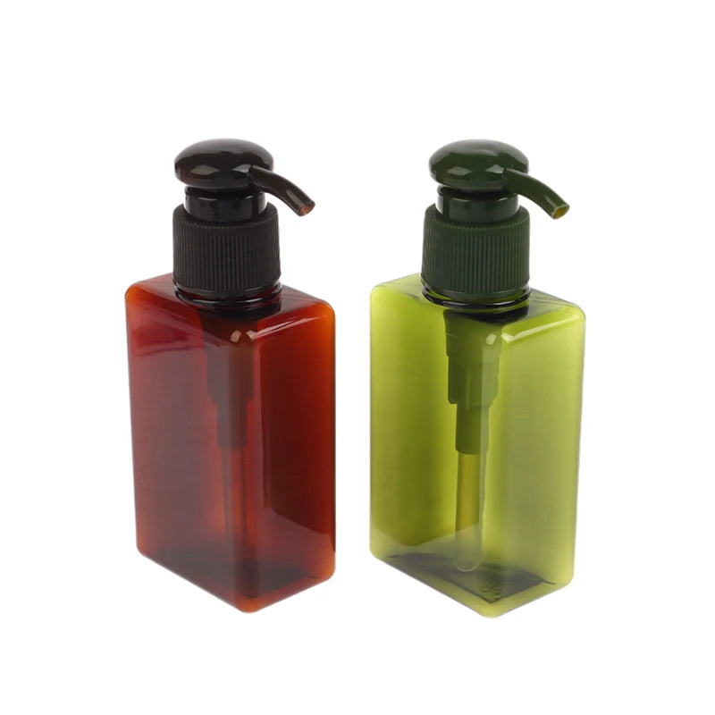 100ml Square Foaming Dispenser Bottle Portable Soap Dispensers Liquid Soap Shampoo Pump Bottles Bathroom Travel Accessories Oasis Select