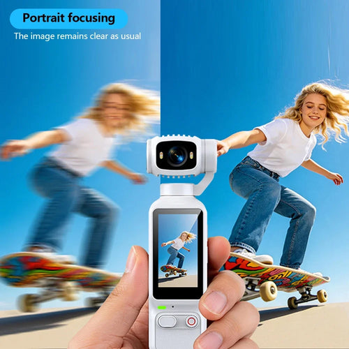 1080P Pocket Sports Camera | 180° Lens & Face Tracking Pocket Sports Camera Oasis Select