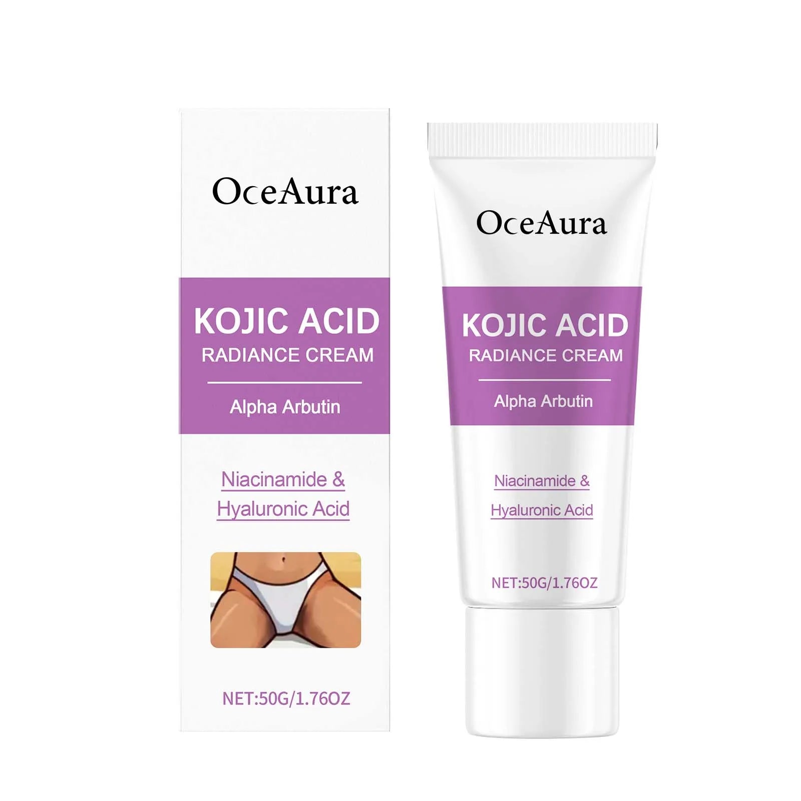 Brightening Cream For Intimate Part Underarm Elbow Knuckle Knee Bleaching Remove Dark Skin Dull Pigment Body Whitening Cream Oasis Select 50g BOXED