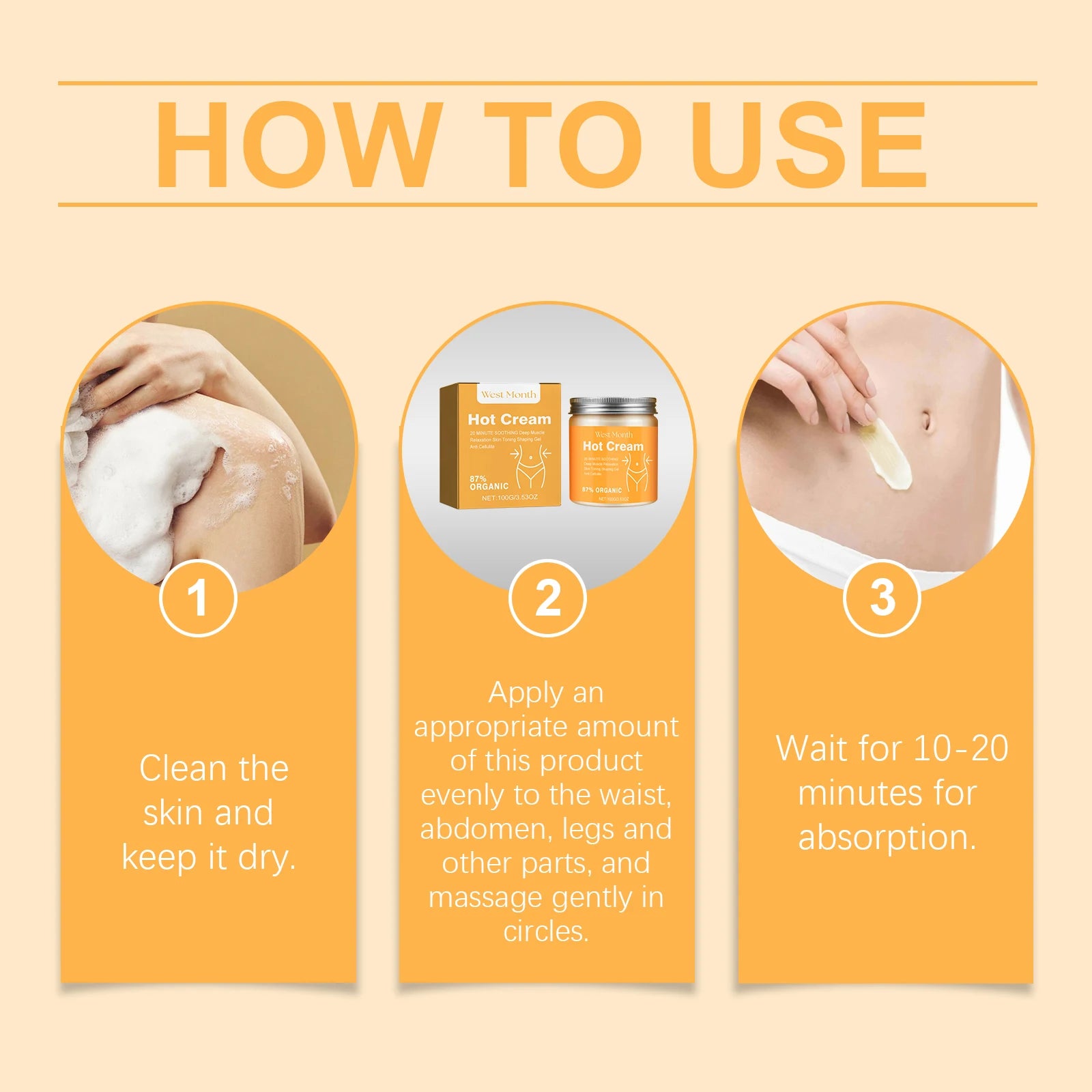 Body Shaping Cream Anti Cellulite Prevent Sagging Lifting Firming Improve Skin Elasticity Smooth Moisturizing Weight Loss Cream Oasis Select