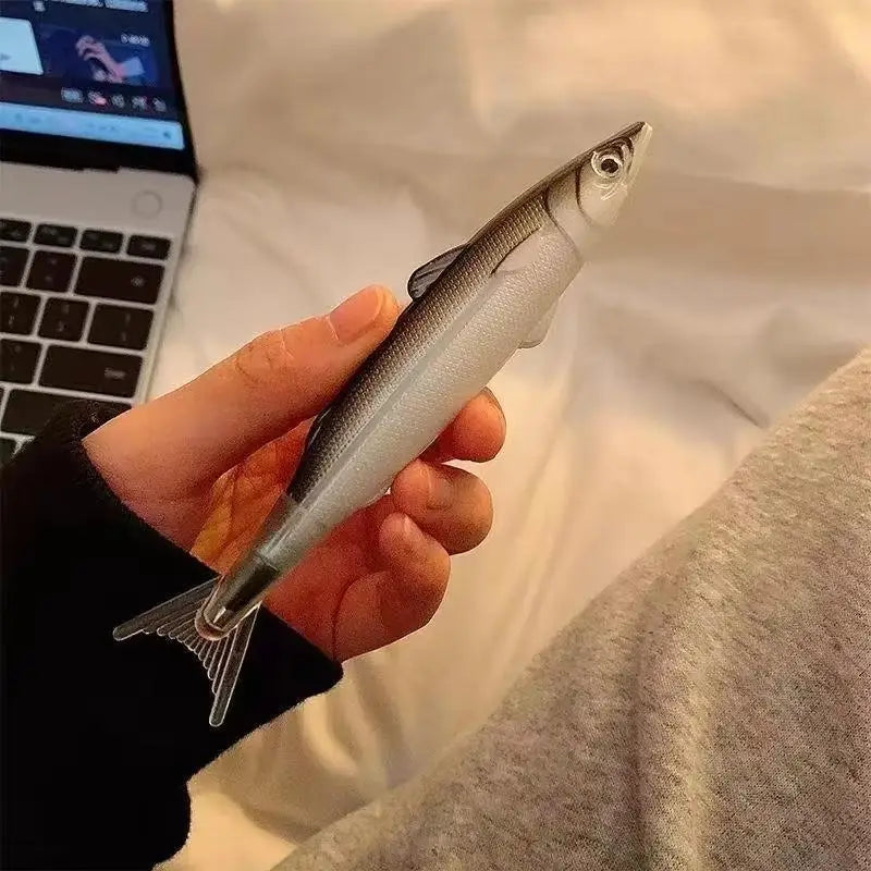 Realistic Fish Pattern Gel Pen 1/3/5Pcs Cute Novelty Stationery for Students School Office Daily Writing Oasis Select