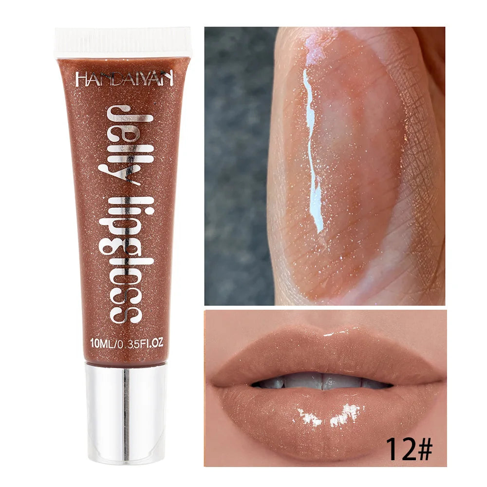 Handaiyan Candy Lip Gloss Oil – Hydrating, Plumping, 12 Shades