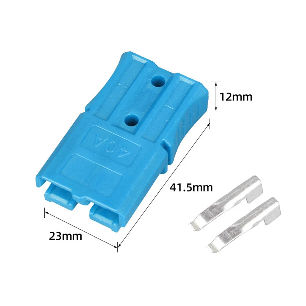 2PCS 40A High-Current Battery Connector Terminal – Forklift & EV Battery Connector Terminal Oasis Select blue