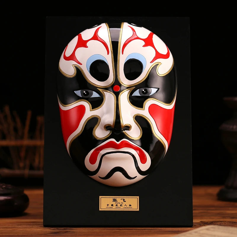 Large Peking Opera facial mask five road God of wealth hanging wall decoration Oasis Select 7