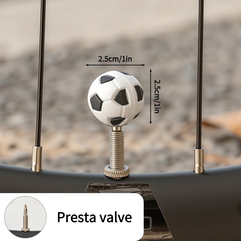Tire Valve Cap Cartoon Universal Wheel Dust Cover Cute Air Stem Caps For MTB Mountain Bike Motorbike Accessories 1 Pcs Oasis Select V Presta valve1PC