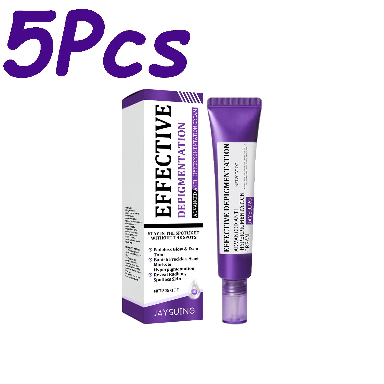 Retinol & Niacinamide Face Cream – Dark Spot & Melasma Corrector Brightening Face Cream Oasis Select 5 x 30g Boxed