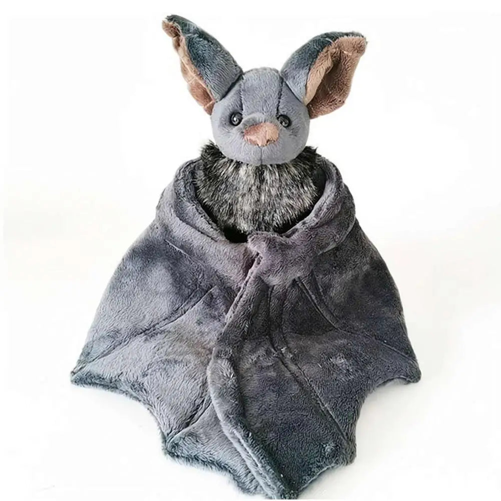 Lovely Grey Bat Plush Stuffed Bat Doll Plush Throw Pillow For Boys and Girls Christmas Halloween Decoration Holiday Gifts Oasis Select