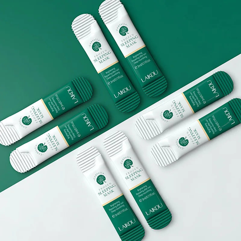 LAIKOU 7-Piece Korean Sleeping Face Mask Set – Hydrating & Firming Sleeping Face Mask Oasis Select