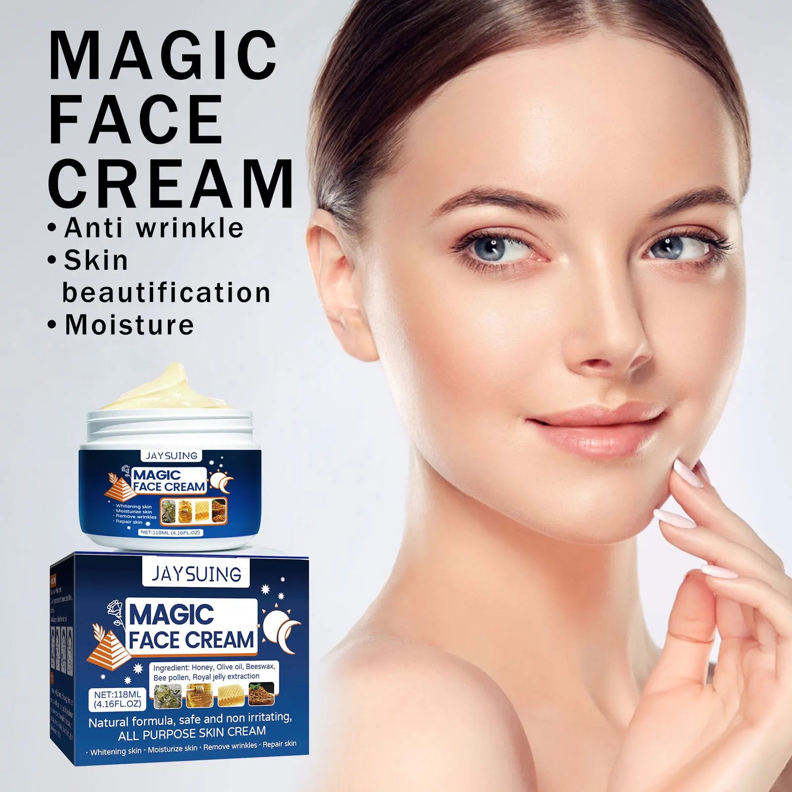Jaysuing Magic Anti-Wrinkle Face Cream – Moisturizing 118ml Anti-Wrinkle Face Cream Oasis Select