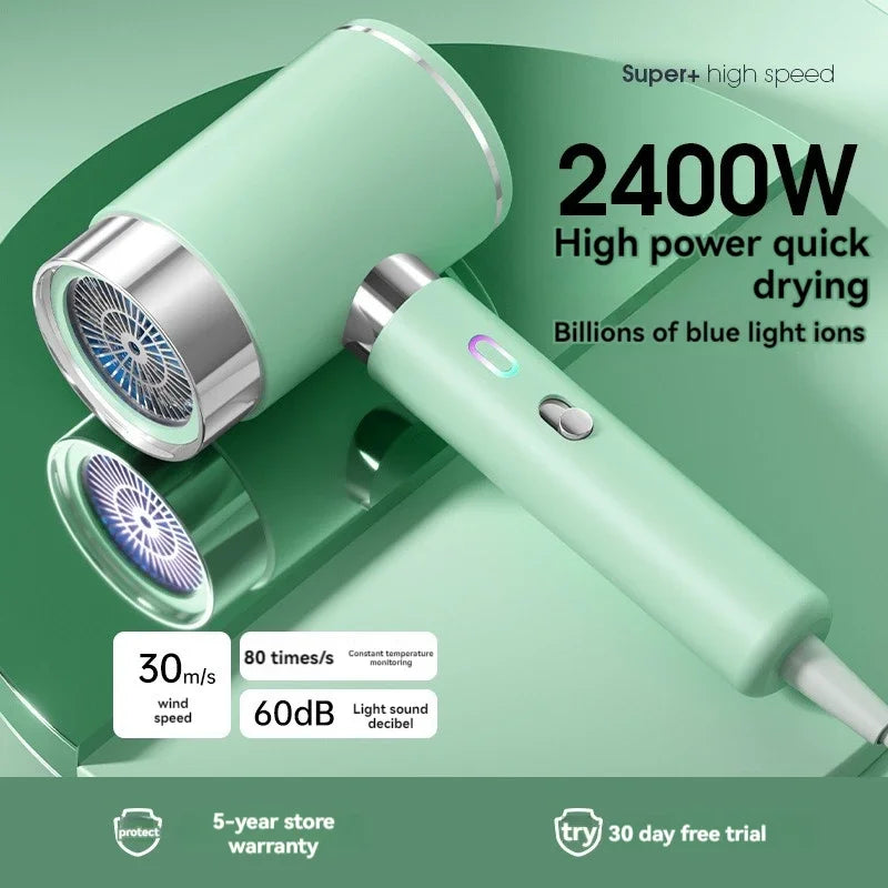 2400W salon high-power hair dryer, home hair salon, strong wind hair dryer, dormitory, cold and hot air, negative ion Oasis Select