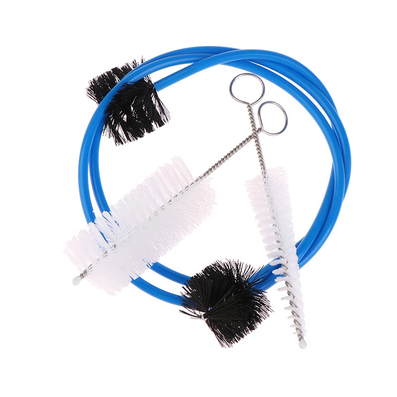New 1 Set Trumpet Maintenance Kit Bendable Grasp Snake Brush Mouthpiece Brush Cornet Cleaning Kit Musical Instrument Accessories Oasis Select