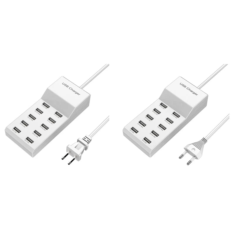 USB Charger Dock USB Charging Station Smart USB Charger Desktop USB Rapid Charger For Multiple Devices US Plug Oasis Select