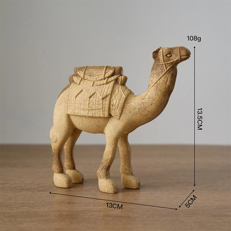 Creative DIY Painted Wooden Animal Sculptures - Horse, Rabbit, Cat, Giraffe- for decorative home accent Oasis Select A9