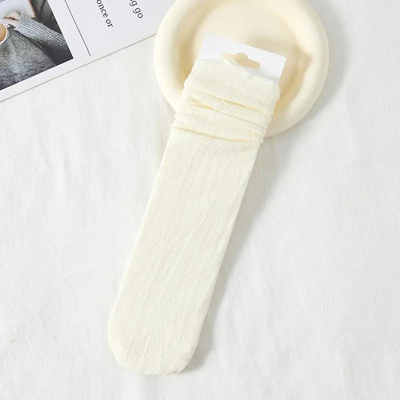 Women's Colorful Cotton Slouch Socks – Breathable Summer Crew