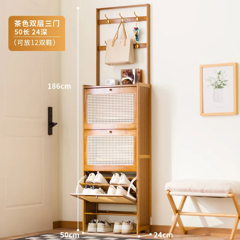 Shoe Rack Multi-layer Household Door Coat Entry Hanging Hanger