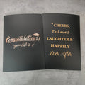 WISH 2025 Graduation Guest Book Alternative, Black Class Of 2025 Graduation Party Decorations, Graduation Signature Oasis Select Black 50x70cm