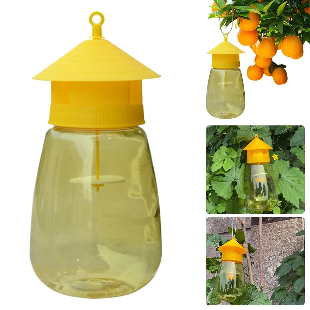 Reusable Fruit Fly Trap – Outdoor Garden, Patio & Orchard Insect Fly Trap Oasis Select Australia