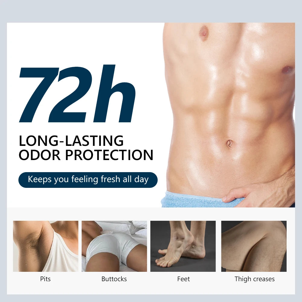 Body Deodorant Stick Invisible Cream Long-lasting 72H Oder Protection Control Nourishing Skin for Men Daily Use and Travel Oasis Select