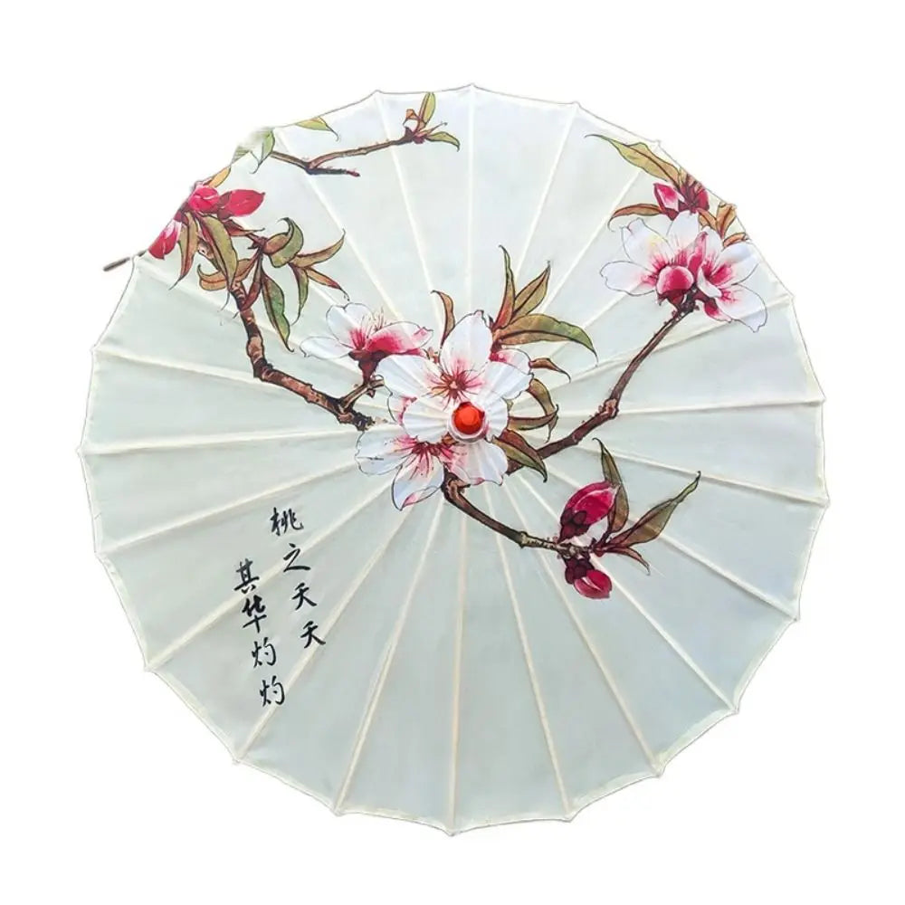 Handmade Chinese Silk Parasol | Decorative Dance Umbrella Decorative Parasol Oasis Select 82cm-32.28in-Style 9