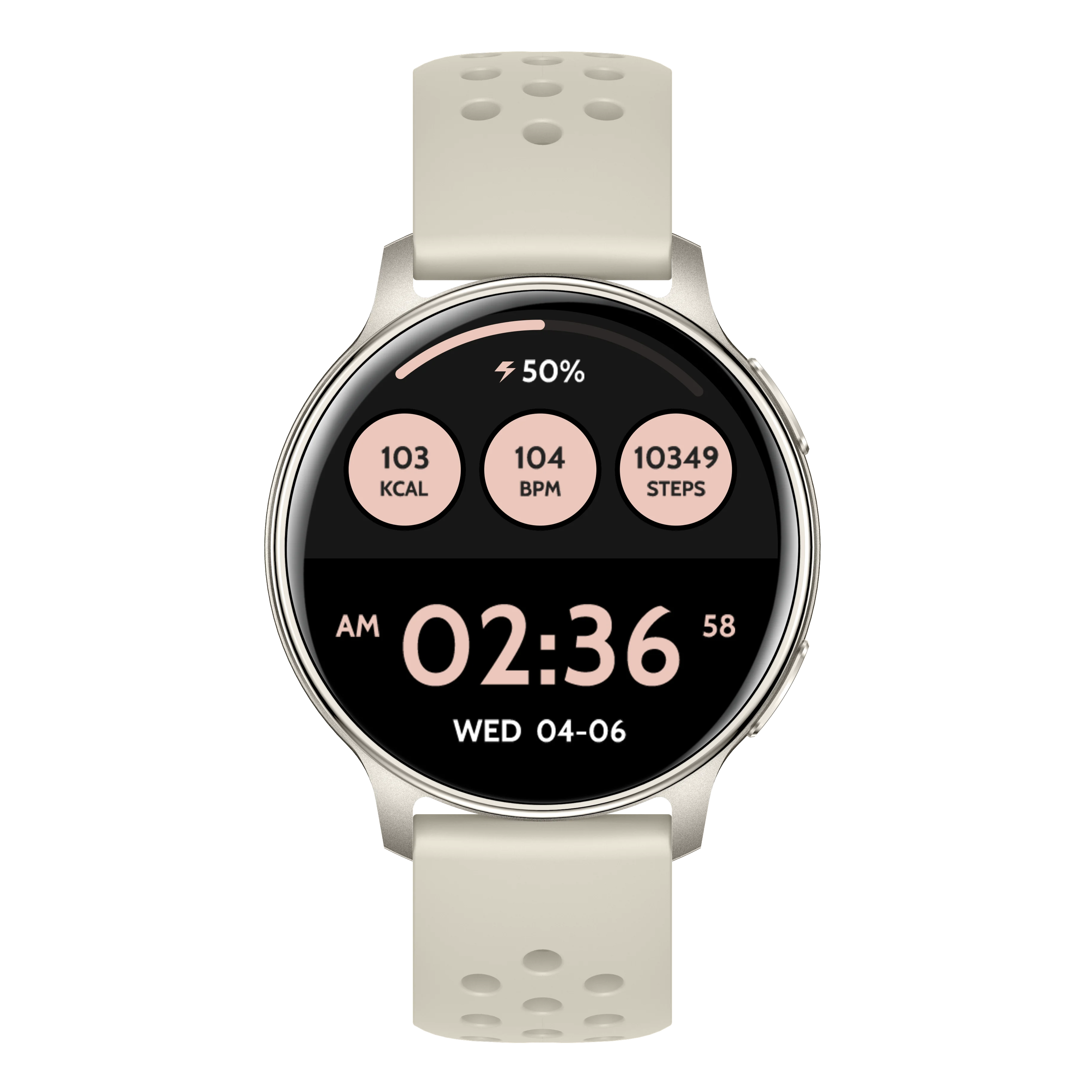 MINGCC 1.32" AMOLED Smartwatch GPS Compass Wireless Calling