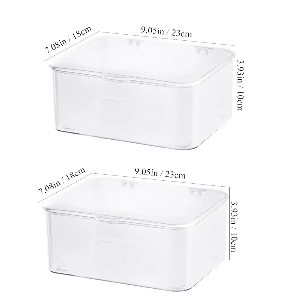 Acrylic Transparent Cosmetics & Jewelry Storage Box Cosmetics Storage Box Oasis Select H12-2pc