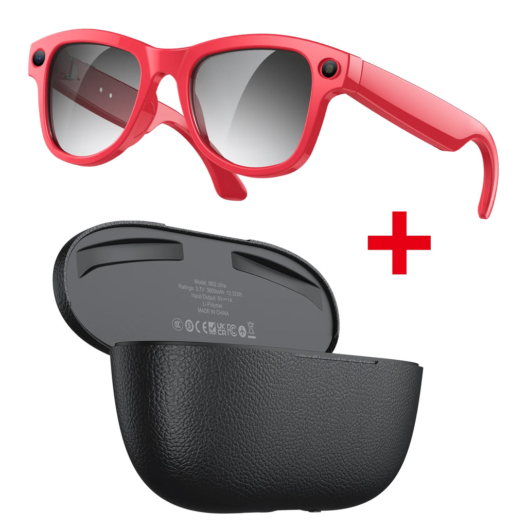 MINGCC M02-Ultra AI Smart Glasses | Camera, Calls & Translation