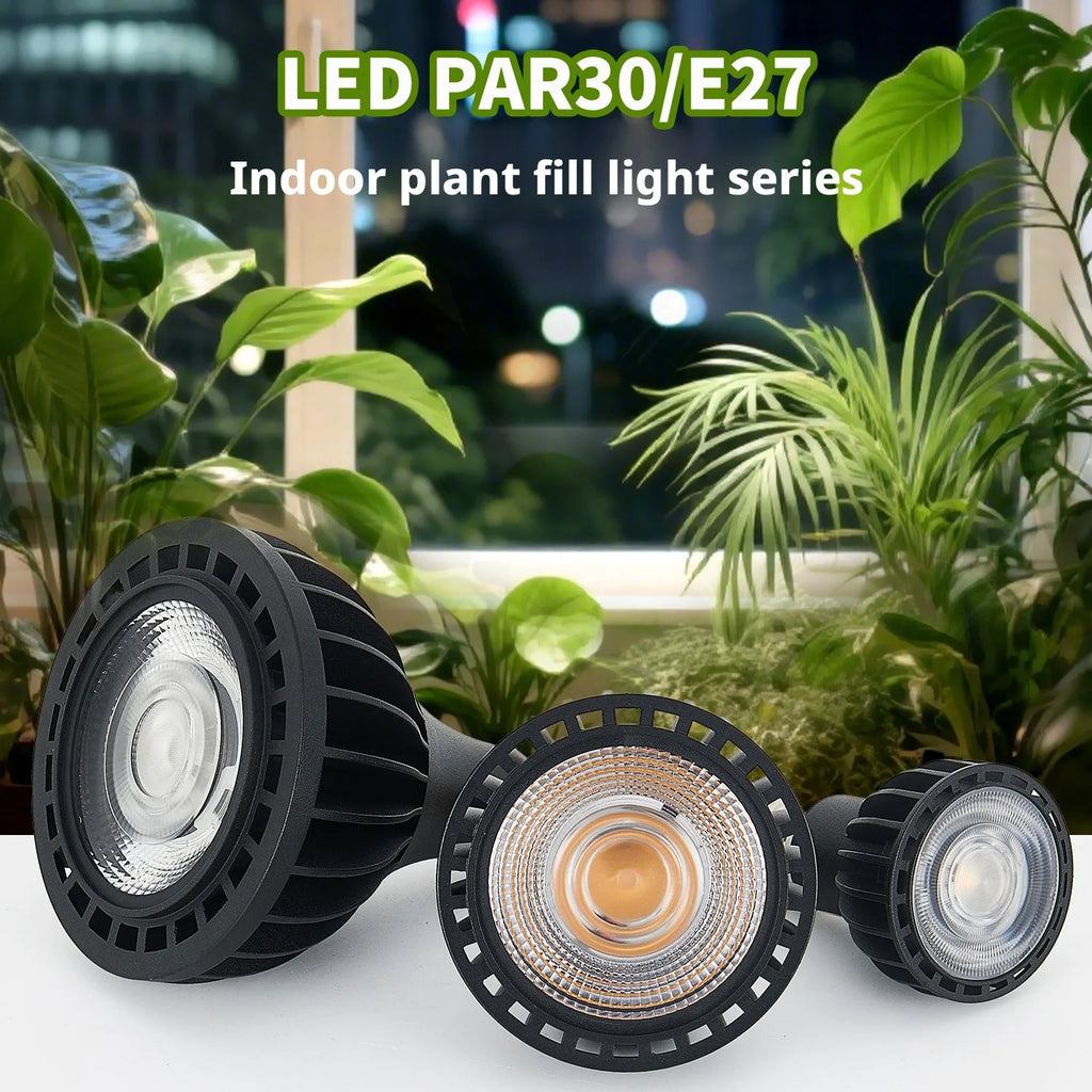 SHINEKNOT 30W Full Spectrum COB LED Plant Grow Light E27