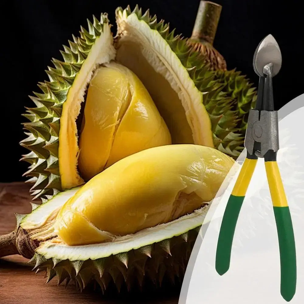 Ergonomic Durian Opener Tool – Stainless Steel Fruit Pliers