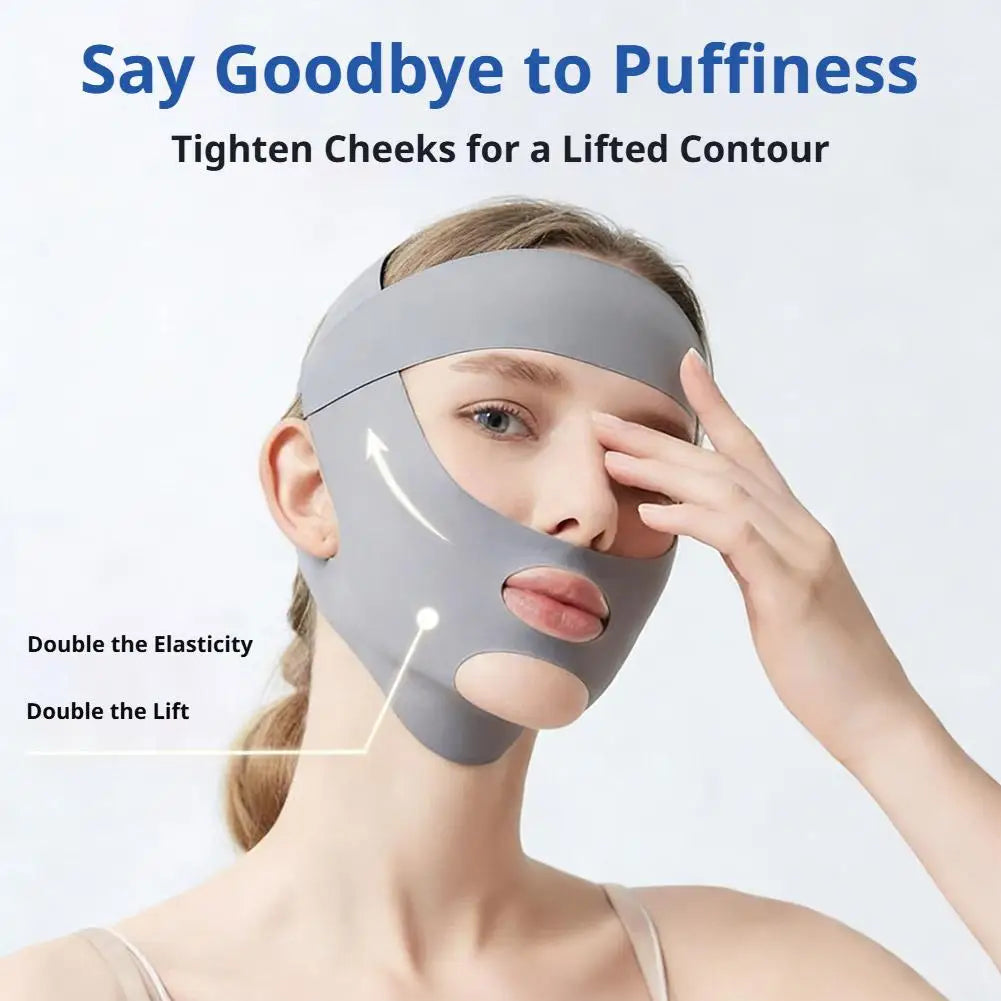 V-Shape Face Lifting Bandage – Chin Slimming Jawline Strap Face Lifting Strap Oasis Select