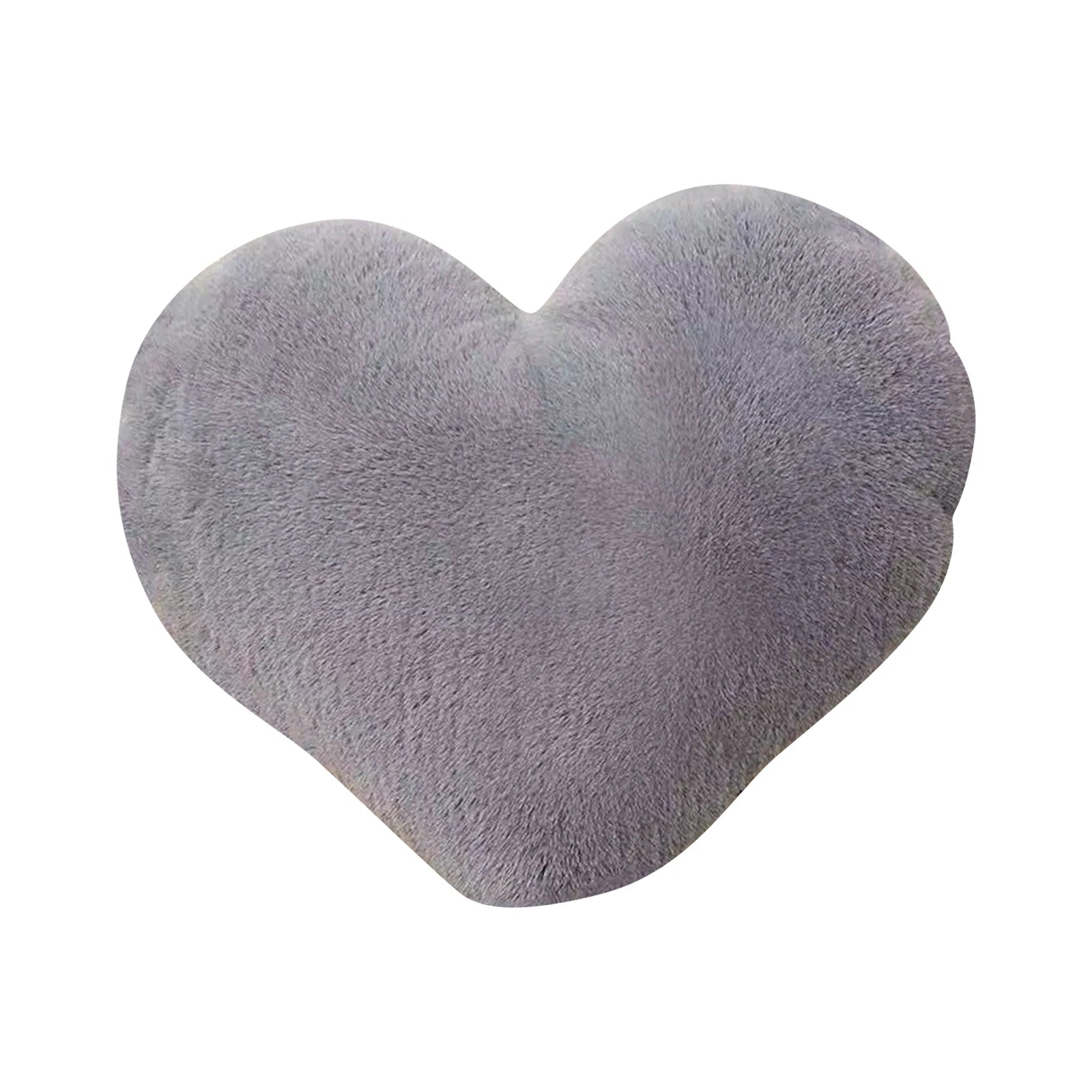 Cute Heart Shaped Pillow Soft Plush Throw Pillows Living Room Decor Valentines Day Wedding Gifts Love Pillow Heart Sofa Cushion Oasis Select 30cm Gray