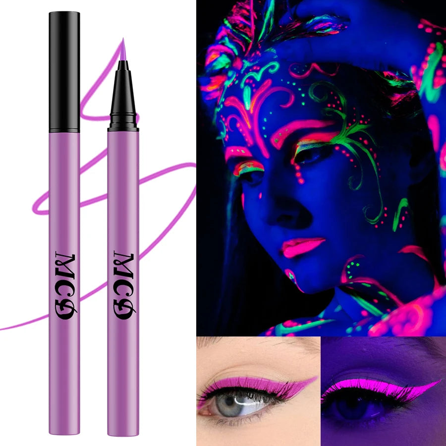 UV Neon Face & Body Paint Pen – 8 Colors, Waterproof