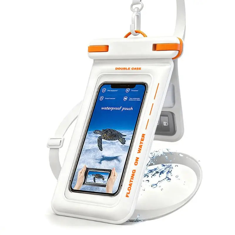 Double Space Waterproof Pouch for Phones Secure Dry Bag for Universal Compatibility Beach Pool Use Oasis Select B