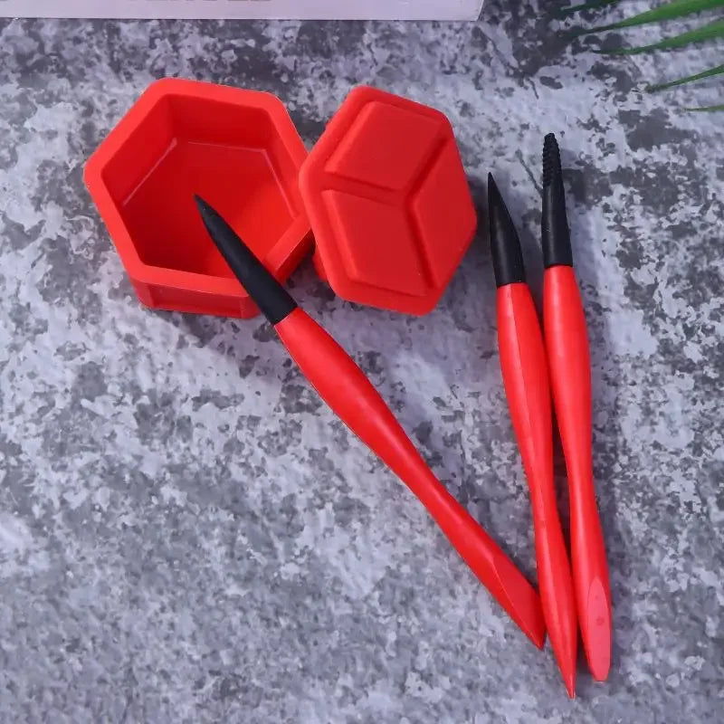 High-Quality Silicone Glue Brush Kit for DIY Projects, Portable Woodworking Tools Oasis Select