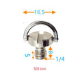 1/4inch D-Ring Tripod Screw Mounting Screw Adapter for Camera Camcorder Tripod Monopod QR Quick Release Plate Adapter Screw Oasis Select S03